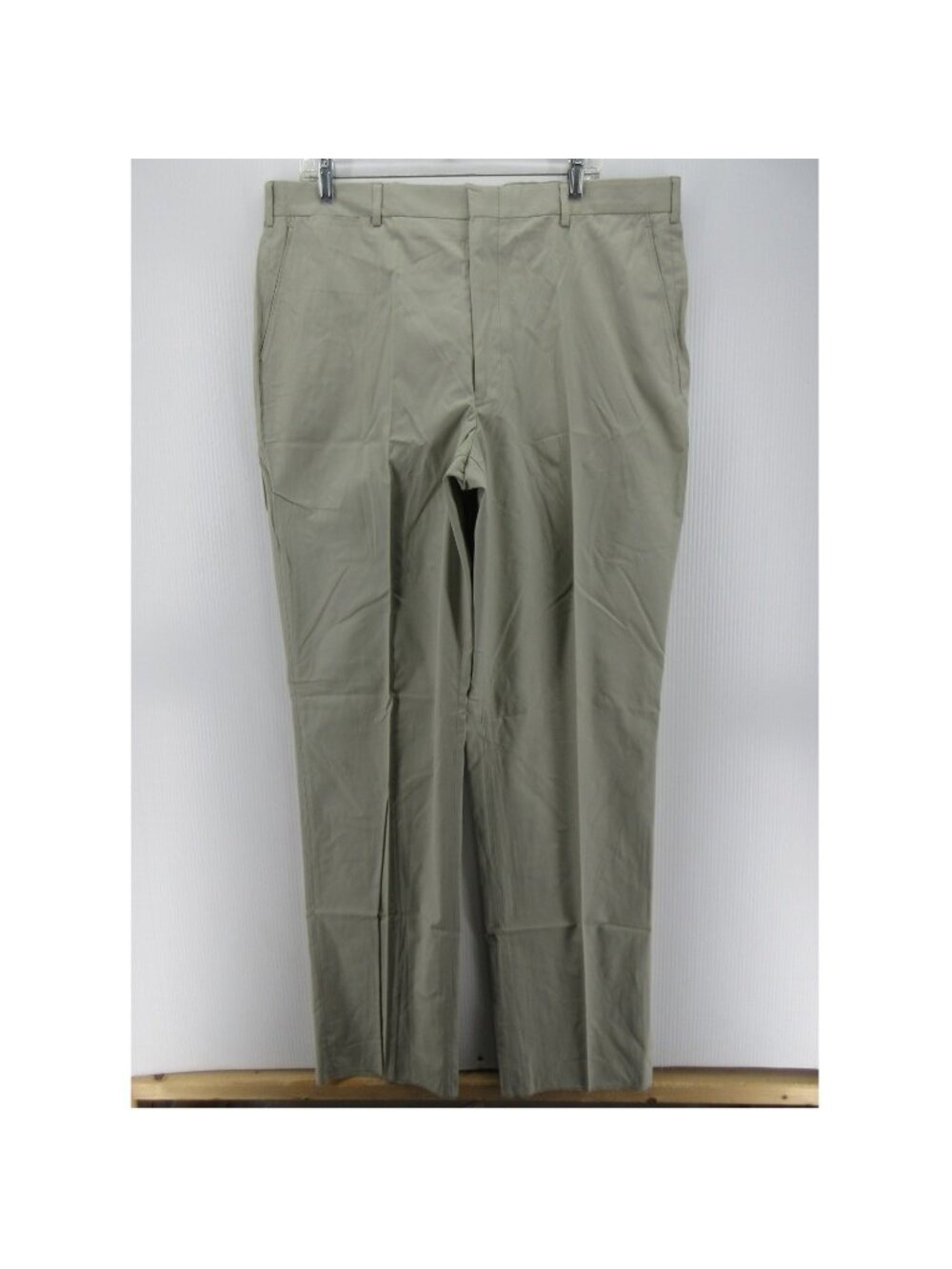 VGT Brooks Brothers Pants 40 Khaki Trousers Straight Poplin USA NWT*